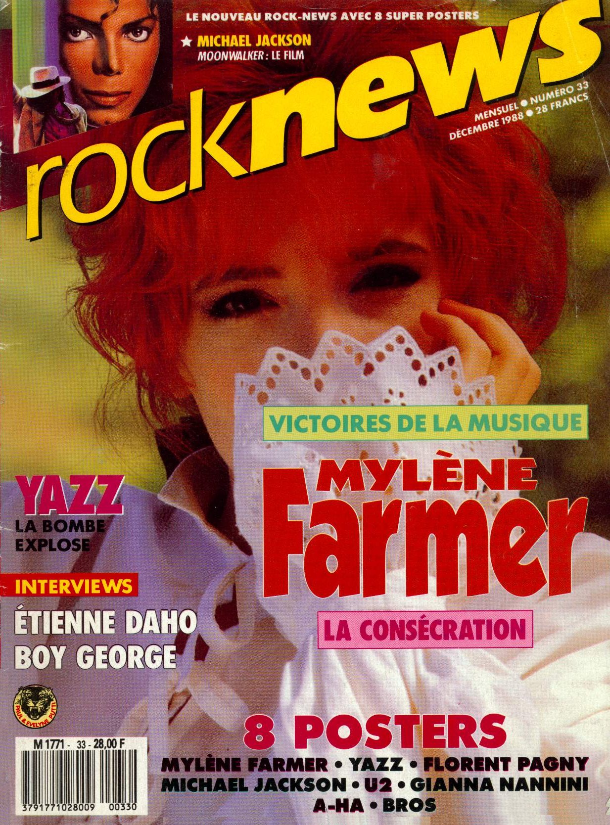Rock News Décembre 1988