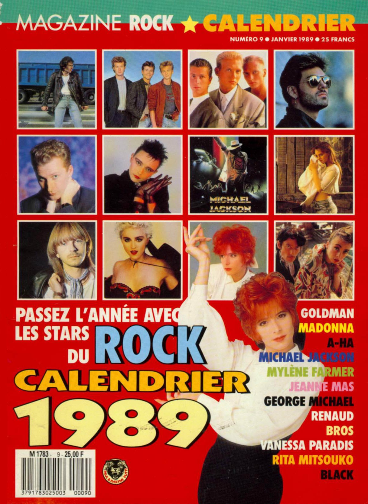 Magazine Rock Janvier 1989