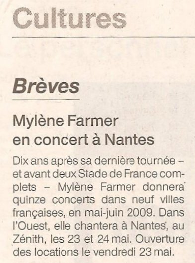 Ouest France 16 mai 2008