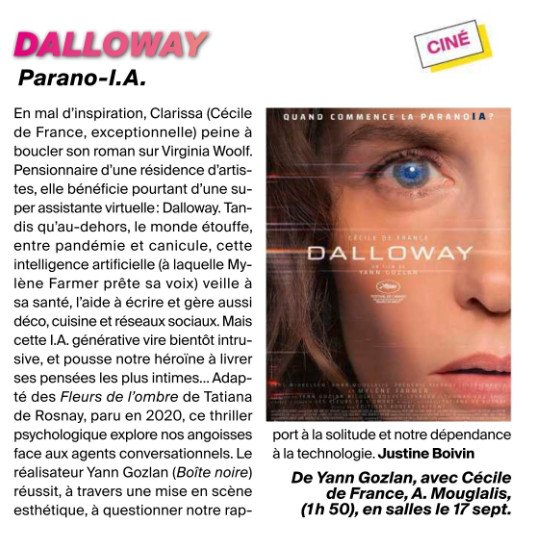 Closer 12 septembre 2025